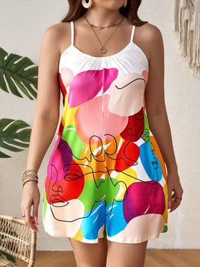 Macacão Plus Size Colorido
