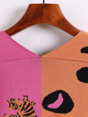 Cardigan Estampado Leopardo