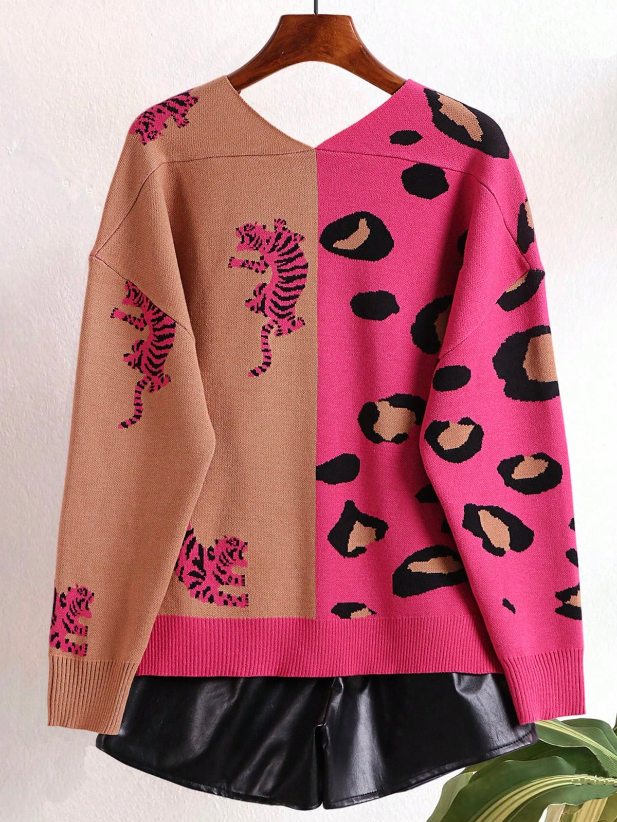 Cardigan Estampado Leopardo