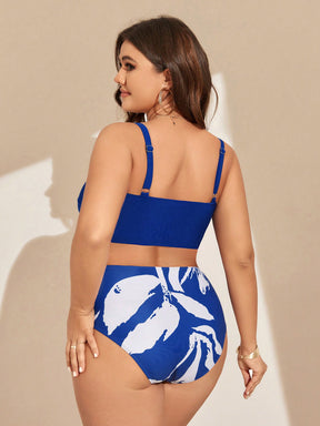 Conjunto de Biquíni Plus Size 3 Peças Vivian