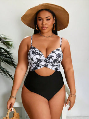 Maiô Paradise Plus Size - Design Tropical