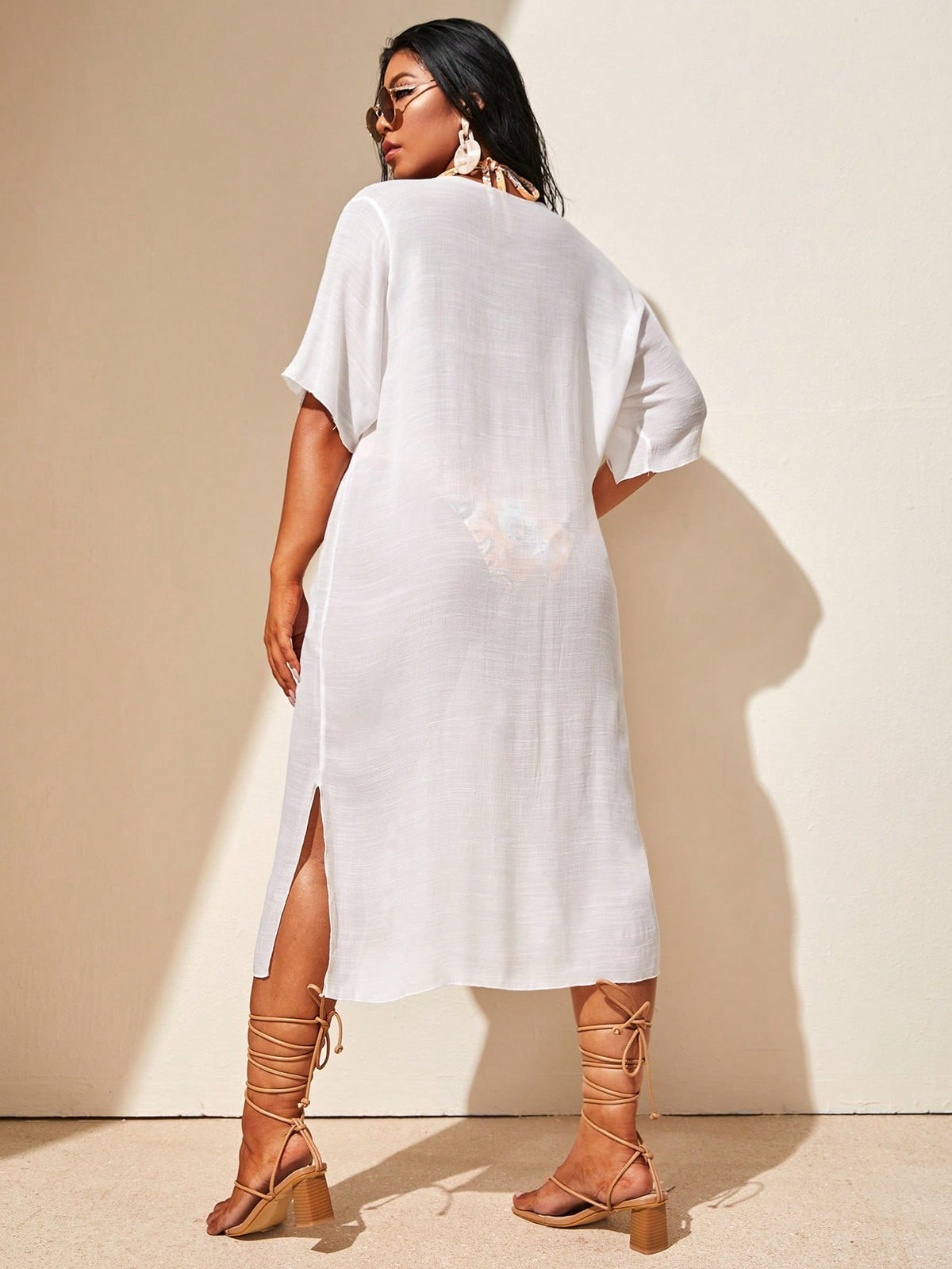 Saída De Praia Plus Size Gabriela