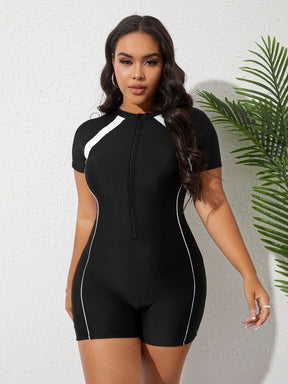Maiô de Esportes/Hidroginástica Plus Size Johanna