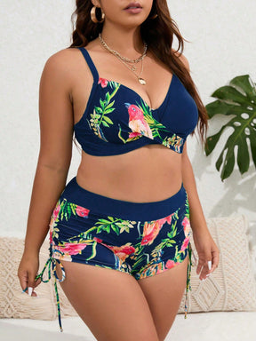 Biquíni Tropical Plus Size  - Elegância e Conforto Estampado