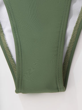 Conjunto Biquíni 3 Peças Triângulo, Tanga