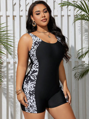Maiô de Hidroginástica Plus Size Cristine