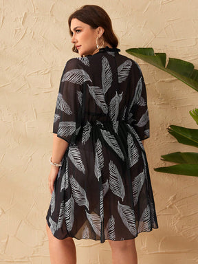 Conjunto de Biquíni Plus Size 3 Peças Carla