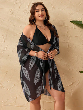 Conjunto de Biquíni Plus Size 3 Peças Carla