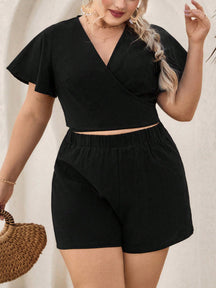 Conjunto Plus Size Tropical Butterfly