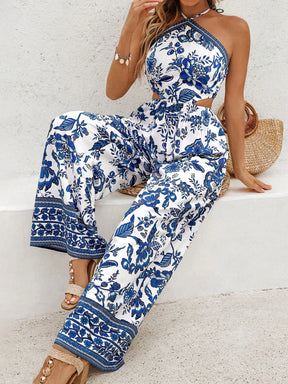 Macacão Floral com Elegância