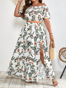 Conjunto Plus Size Tropical Breeze Set
