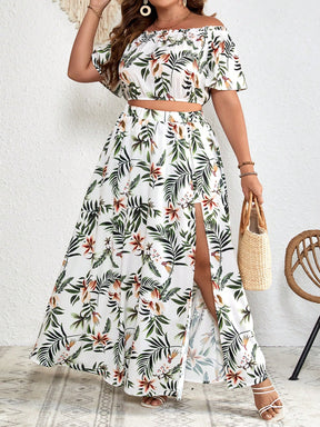 Conjunto Plus Size Tropical Breeze Set