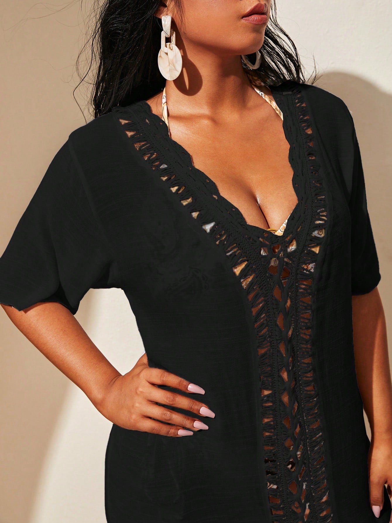 Saída De Praia Plus Size Gabriela