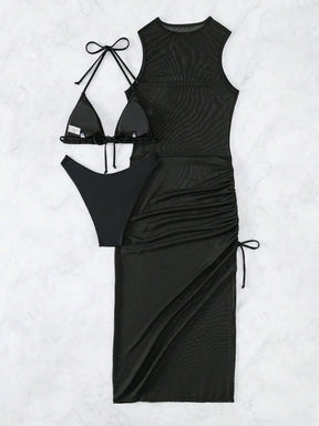 Conjunto Biquíni 3 Peças Elegante