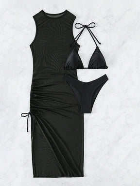 Conjunto Biquíni 3 Peças Elegante