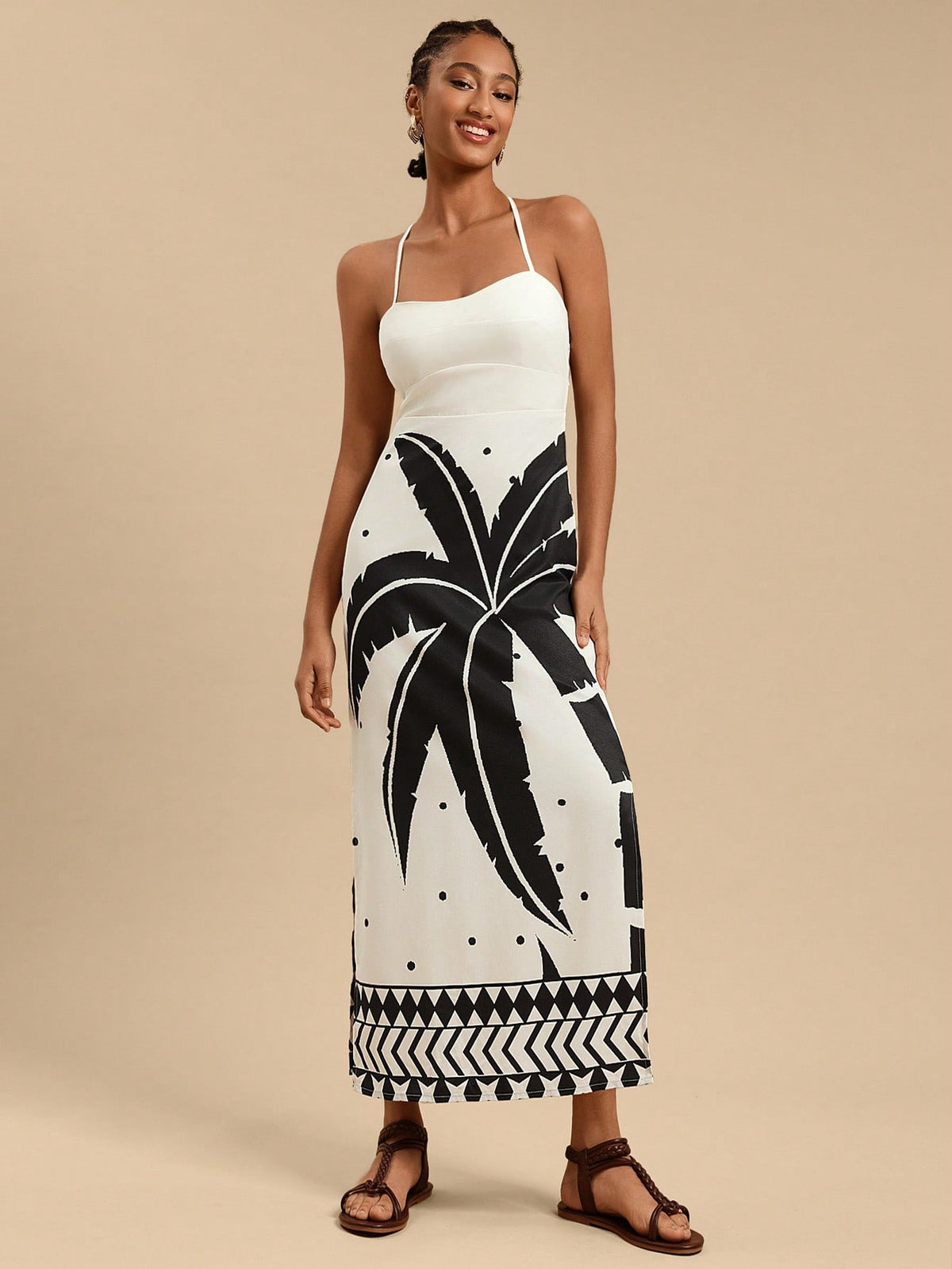 Vestido Longo Flor de Coco