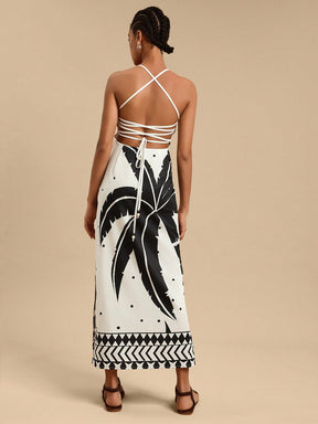 Vestido Longo Flor de Coco