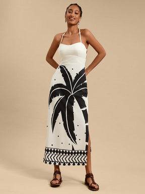 Vestido Longo Flor de Coco