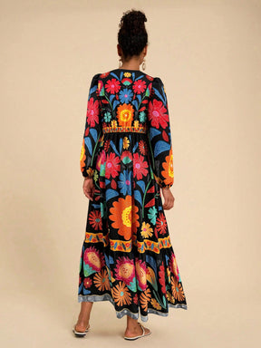 Vestido De Mangas Longas Outonal