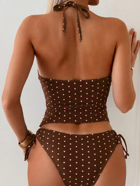 Tankini Minimalista com Amarração