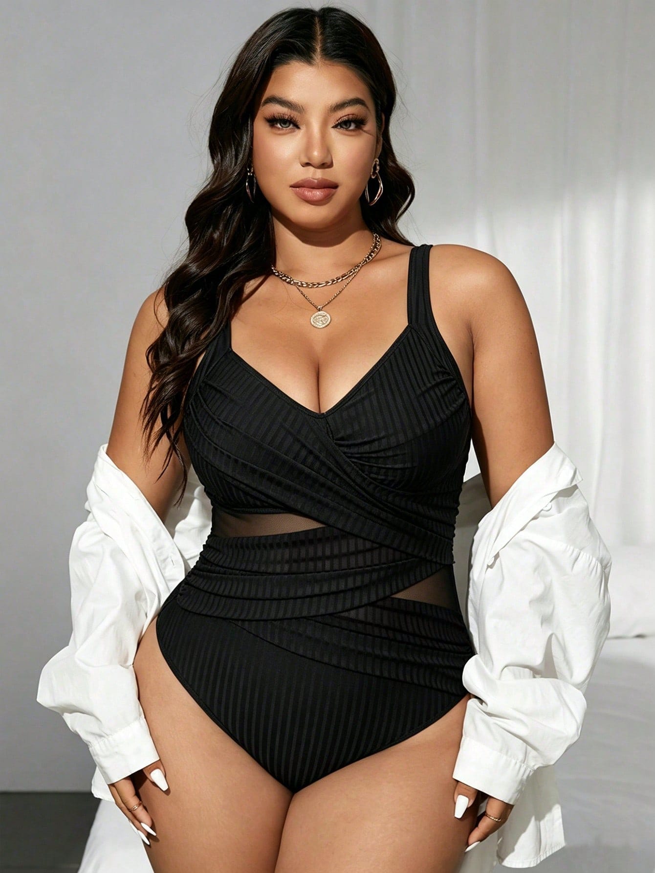 Maiô Cruzado Emily Plus Size