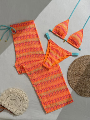 Conjunto 3 Peças Biquíni com Calça Resort Alinne