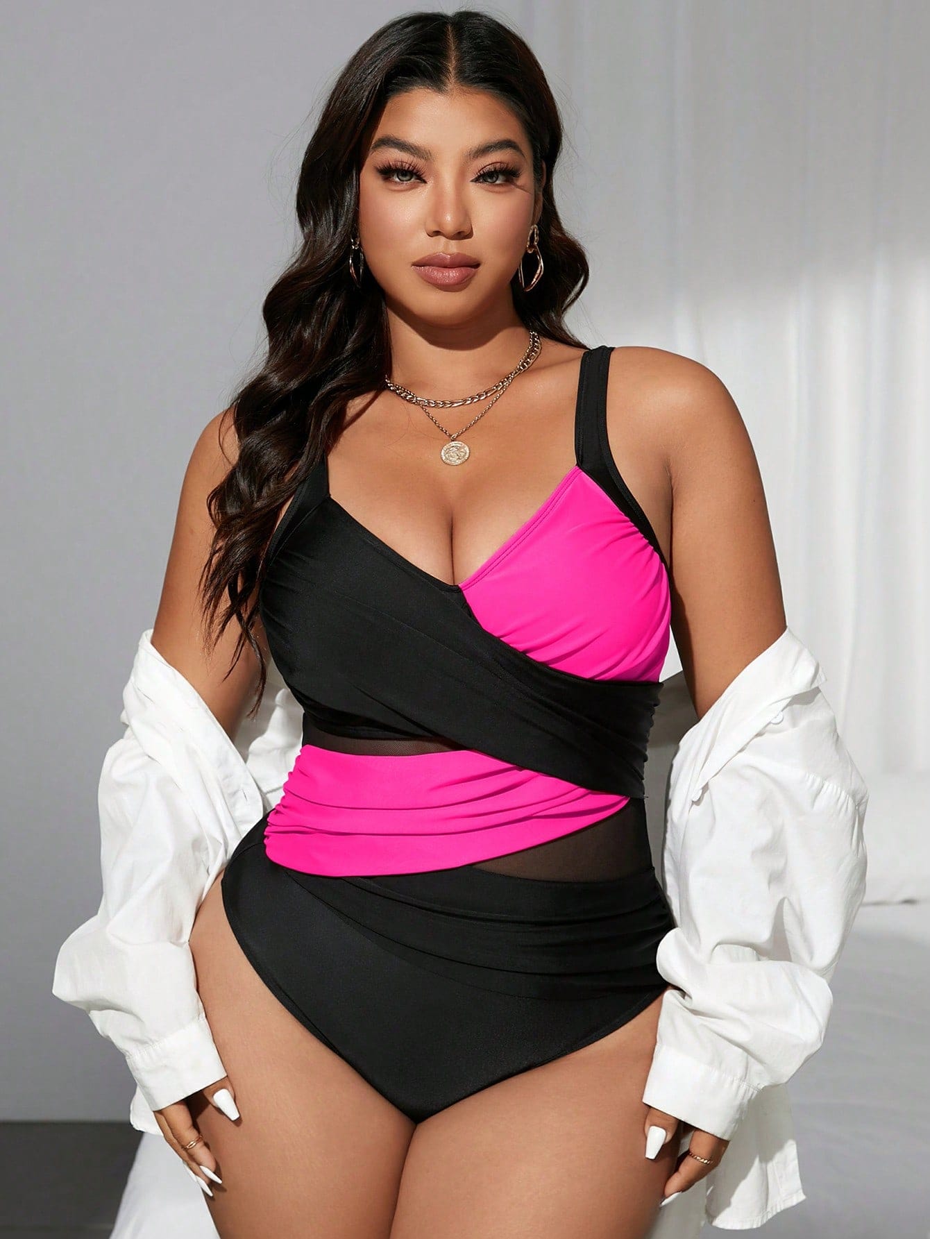 Maiô Cruzado Emily Plus Size