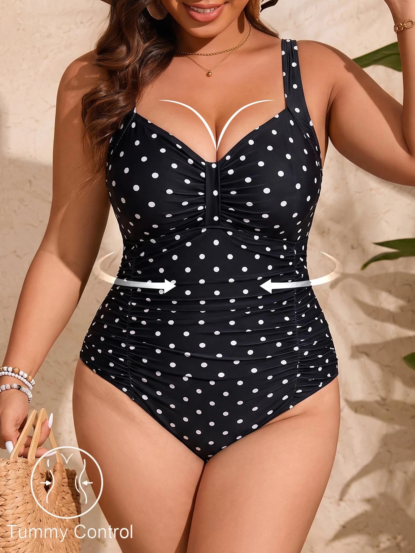 Maiô Luxo Renda Plus Size