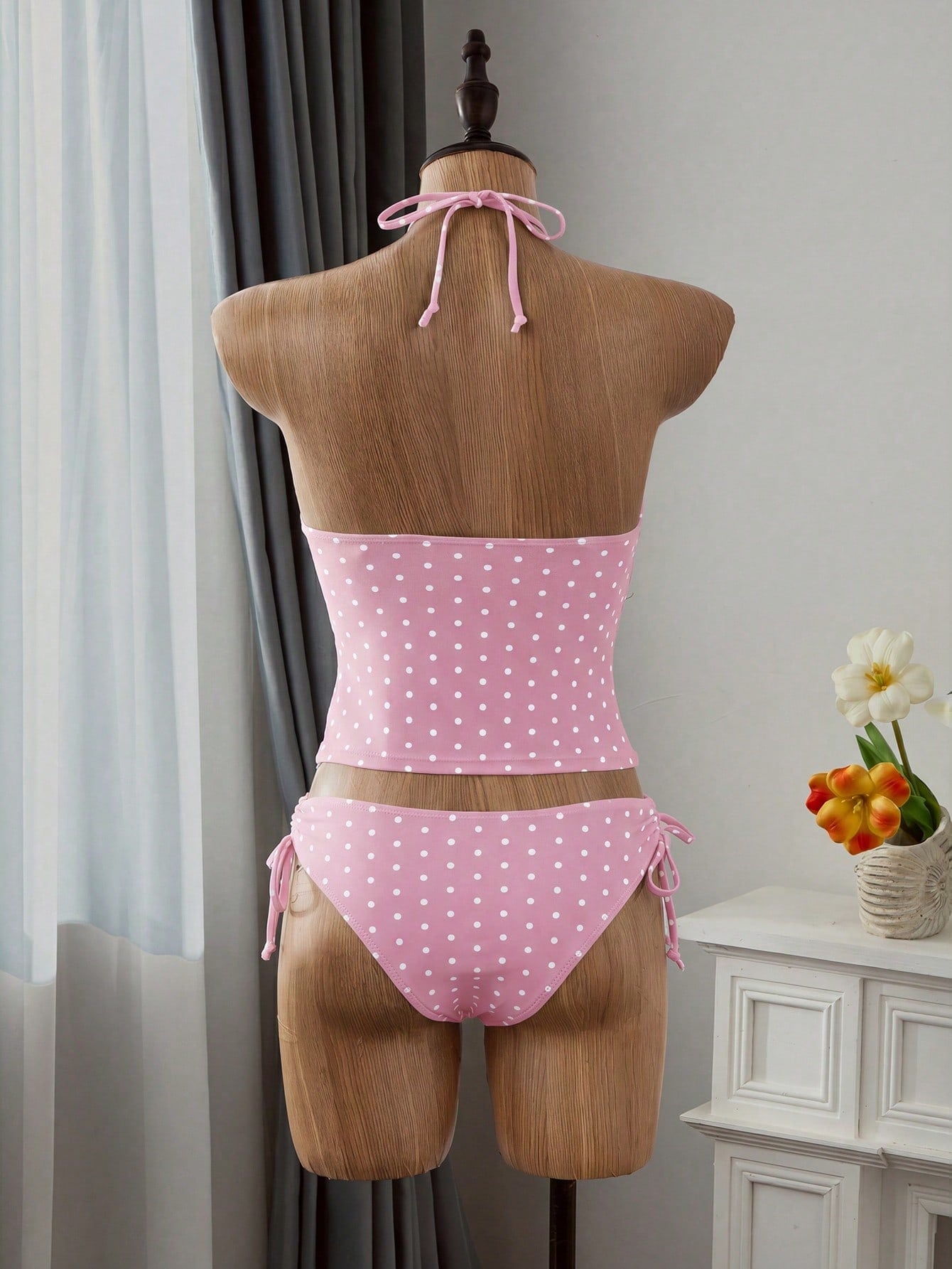 Tankini Minimalista com Amarração