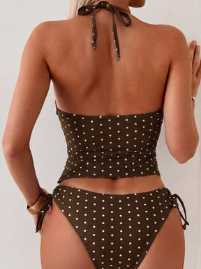 Tankini Minimalista com Amarração